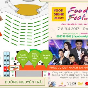 Gian Hàng Phở Cuốn Hương Mai Tại Food Fest 2017